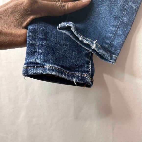 American Eagle outfitters Women’s Super Hi Rise Jegging Blue Jeans Denim size 2 - Picture 13 of 14